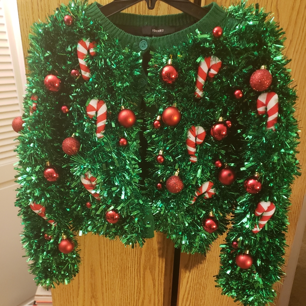 Christmas Light-Up Cardigan